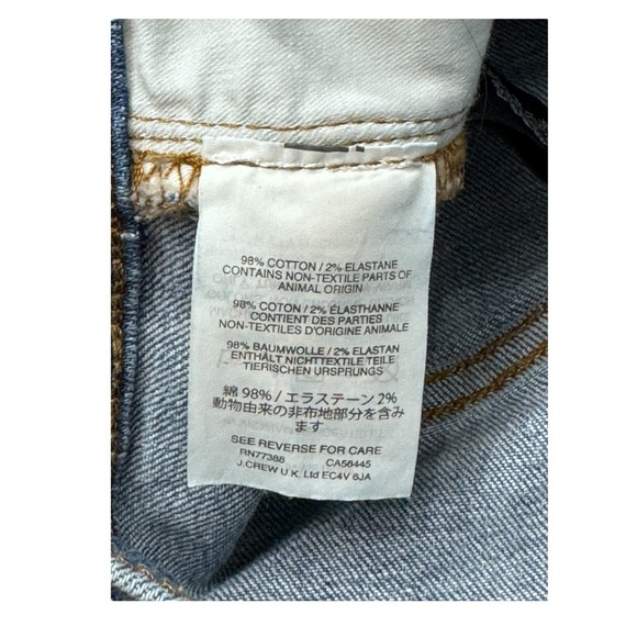 Madewell 9” High-Rise Skinny Jeans Destructed-Hem Edition Denim Women’s Size 29 - Picture 14 of 16